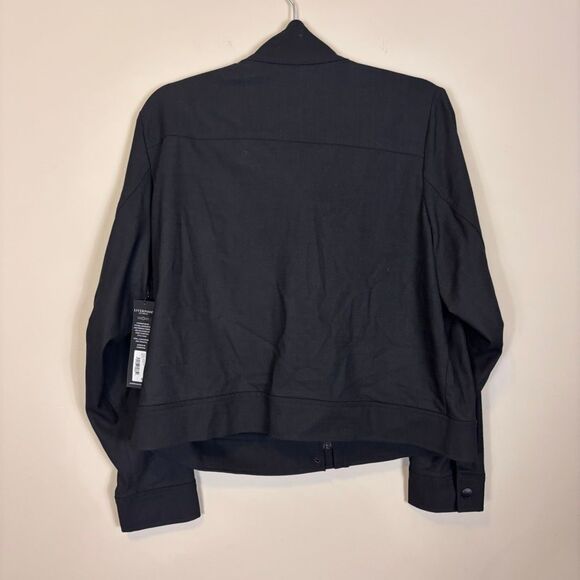 New Liverpoool Black Zip Up and Button Front Cropped Jacket XL - Picture 2 of 8